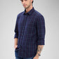 Parx Blue Casual Shirt 