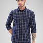 Parx Blue Casual Shirt 