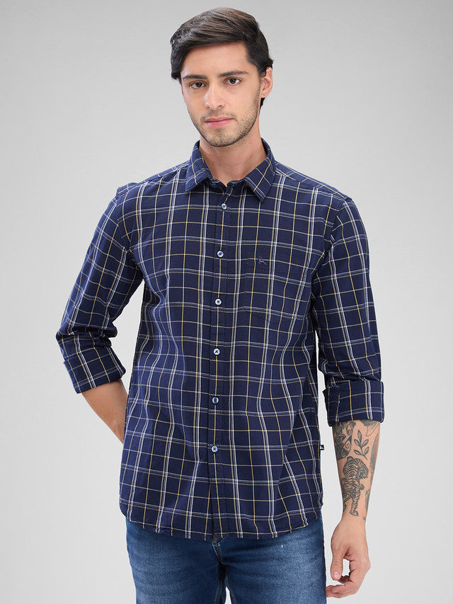 Parx Blue Casual Shirt 