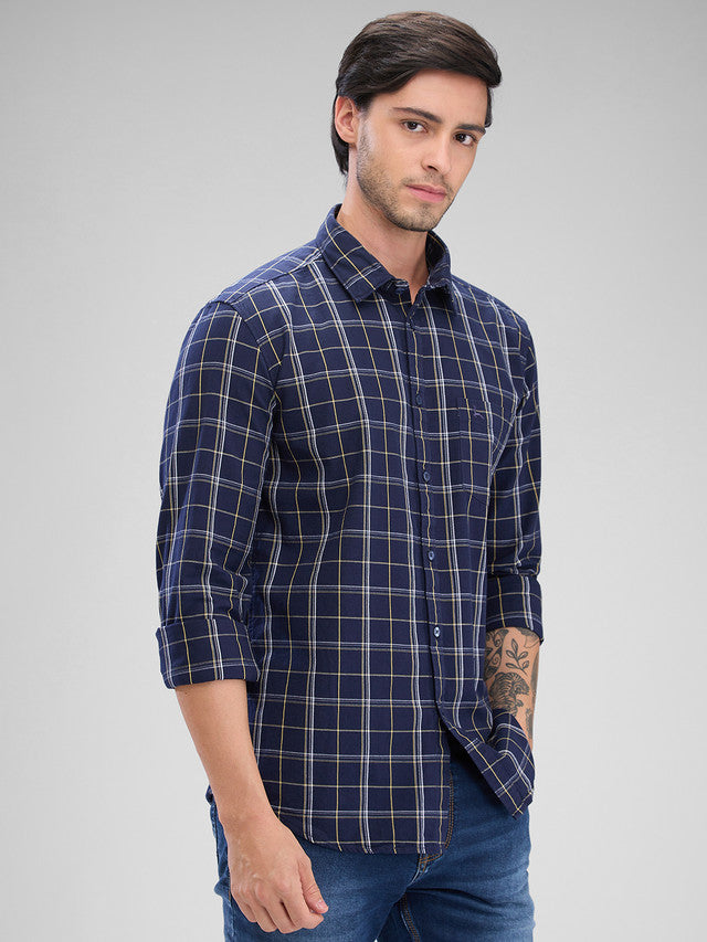 Parx Blue Casual Shirt 