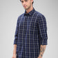 Parx Blue Casual Shirt 