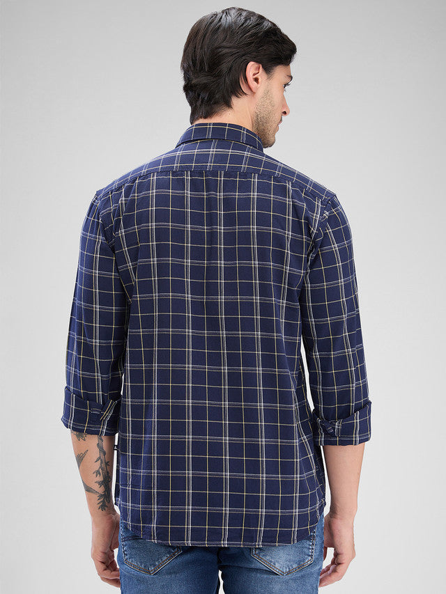 Parx Blue Casual Shirt 