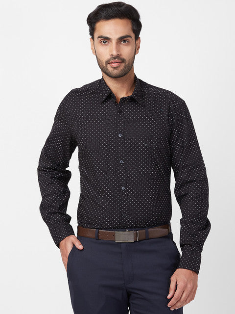 Parx Black Casual Shirt
