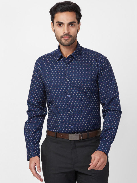 Parx Blue Casual Shirt