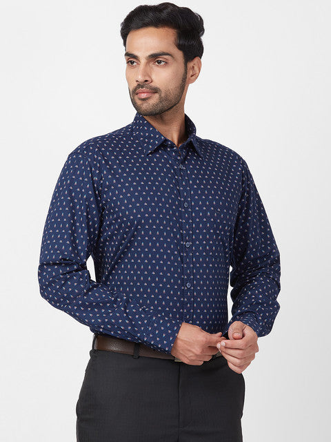 Parx Blue Casual Shirt