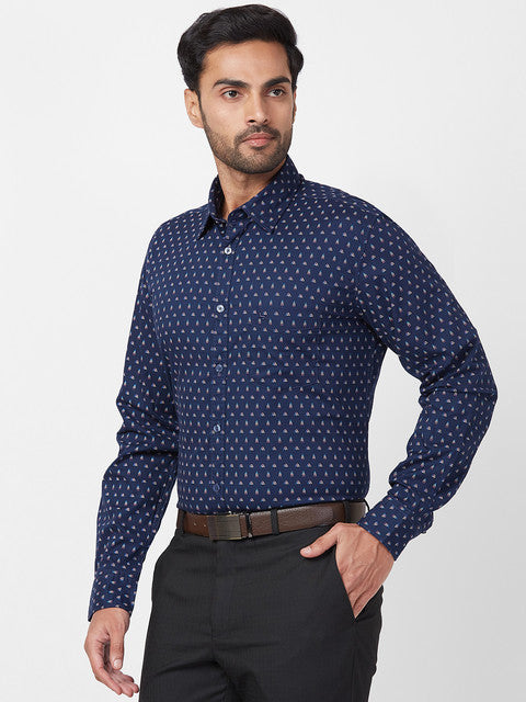 Parx Blue Casual Shirt