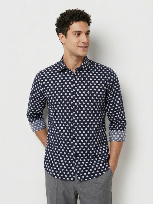 Parx Black Casual Shirt