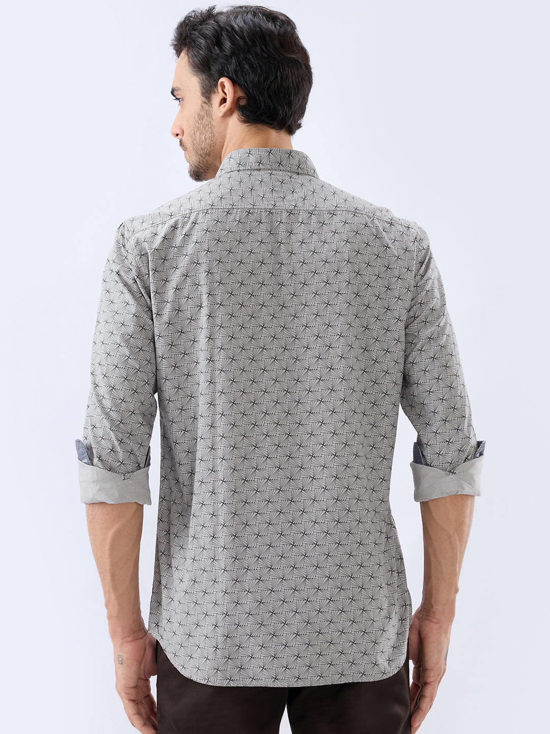 Parx Grey Casual Shirt
