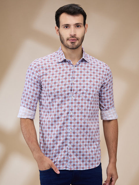 Parx Blue Casual Shirts