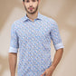 Parx Blue Casual Shirts