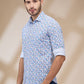 Parx Blue Casual Shirts