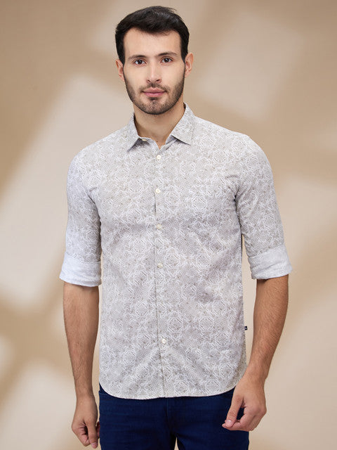Parx Brown Casual Shirts