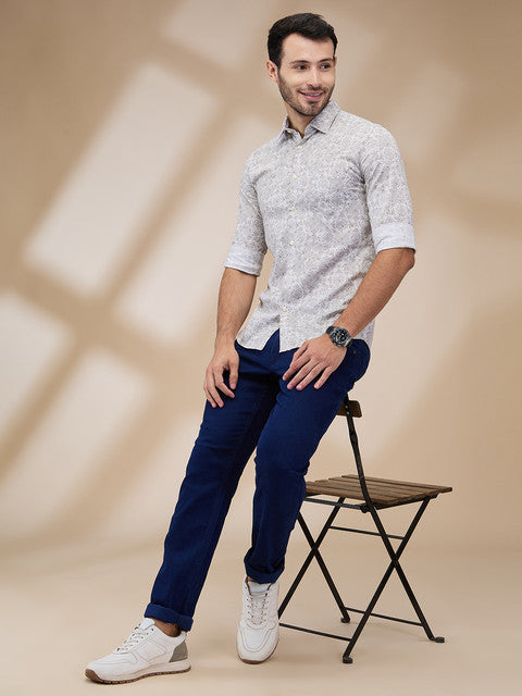 Parx Brown Casual Shirts