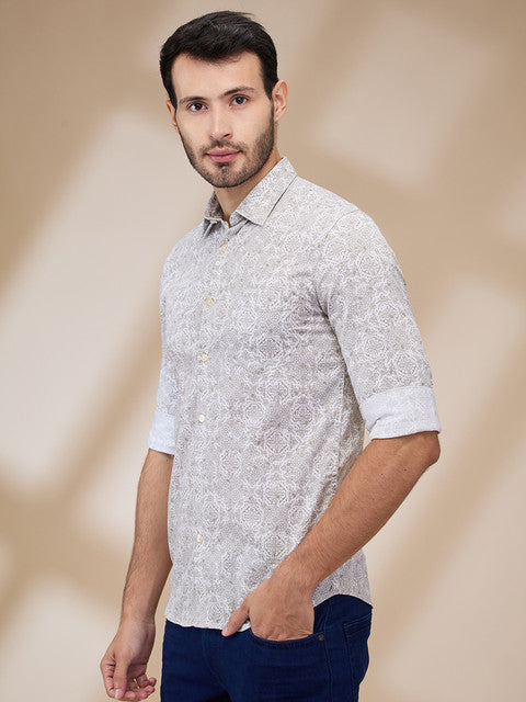 Parx Brown Casual Shirts