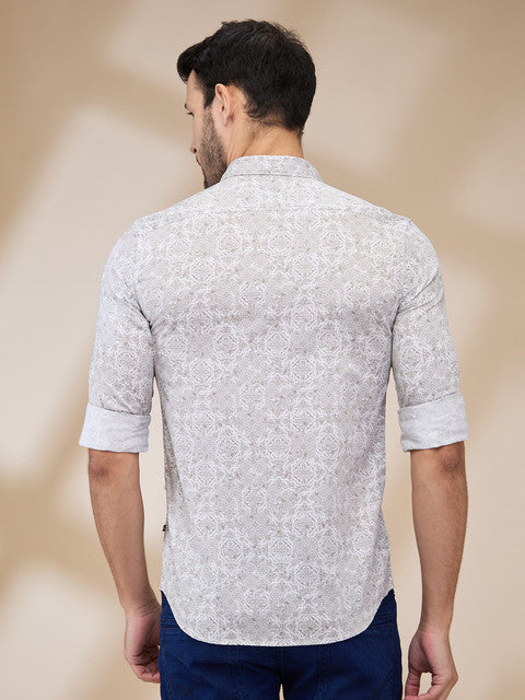 Parx Brown Casual Shirts