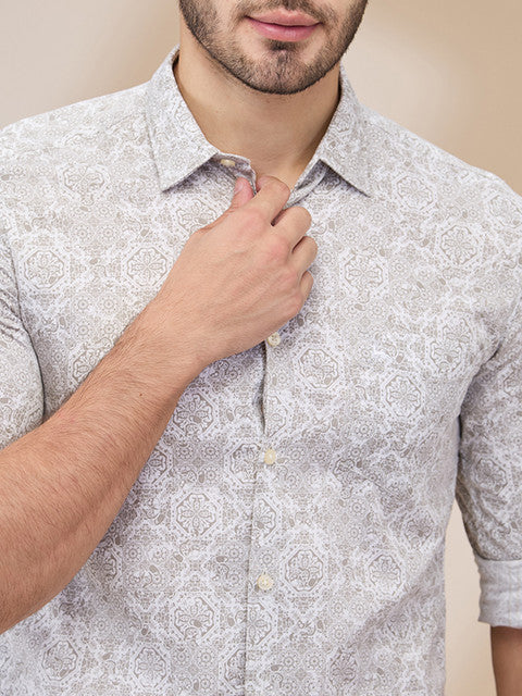 Parx Brown Casual Shirts