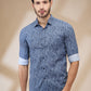 Parx Blue Casual Shirts
