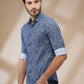 Parx Blue Casual Shirts