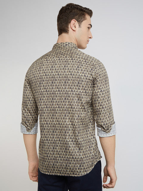 Parx Green Casual Shirt 
