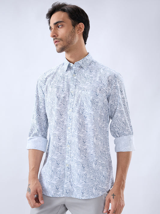 Parx White Casual Shirt