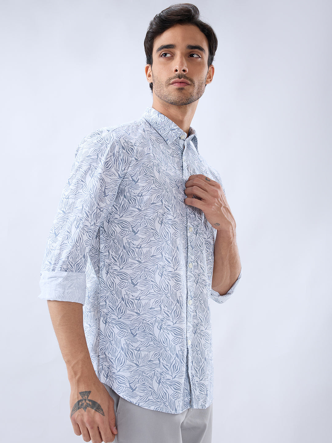 Parx White Casual Shirt