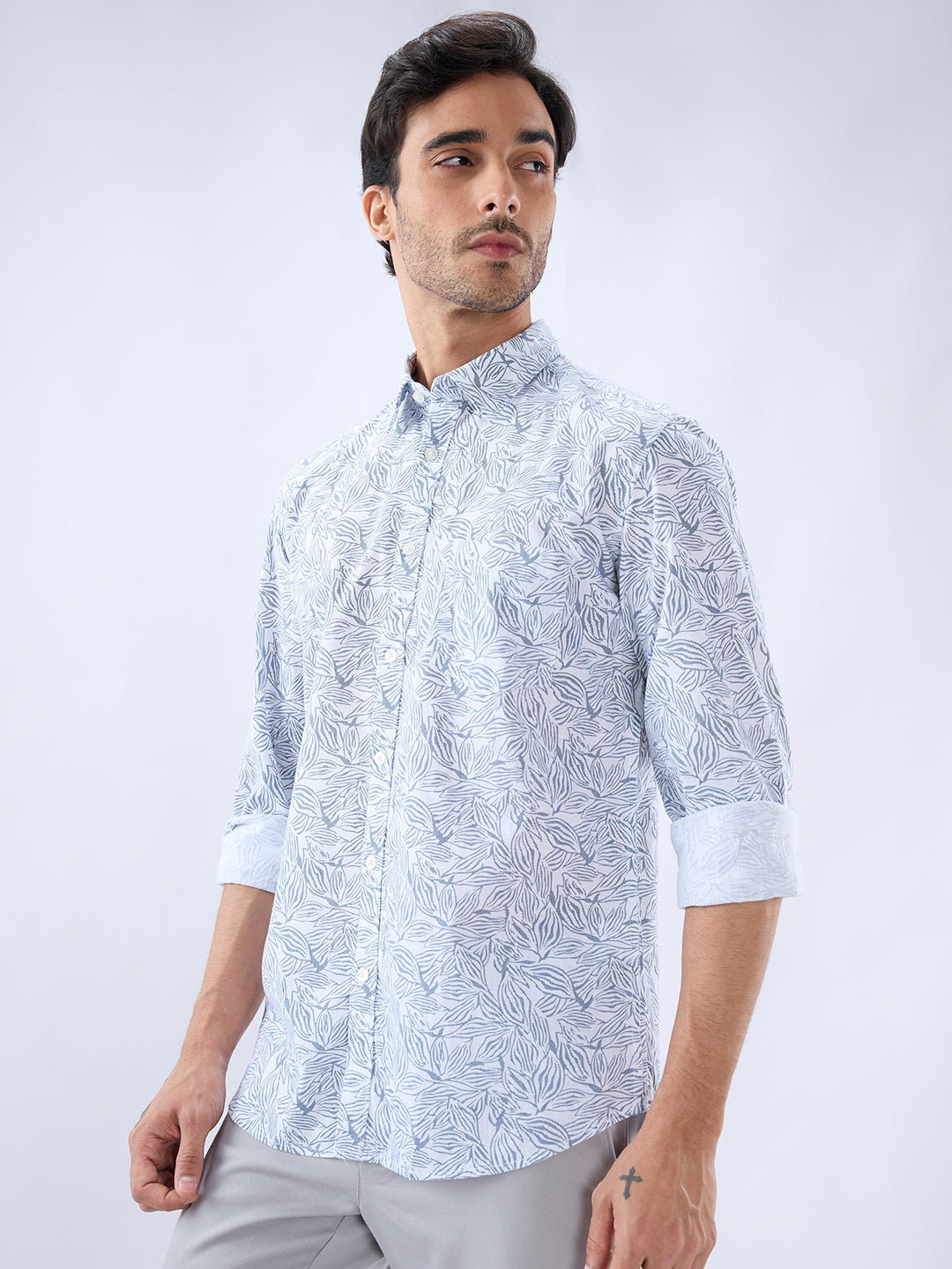 Parx White Casual Shirt