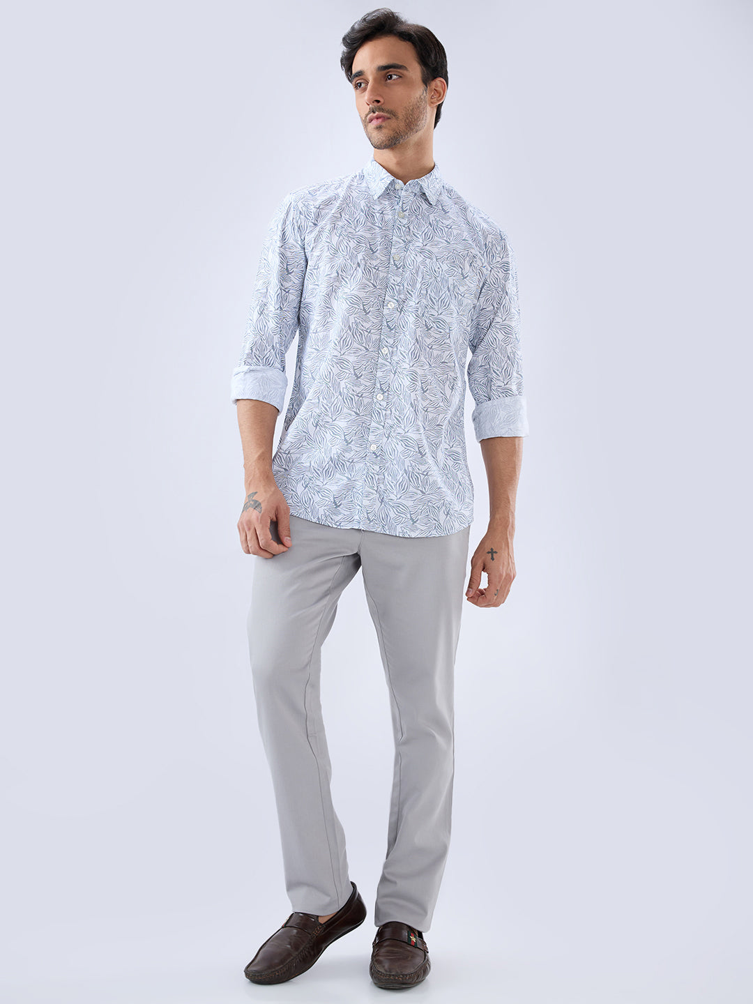 Parx White Casual Shirt