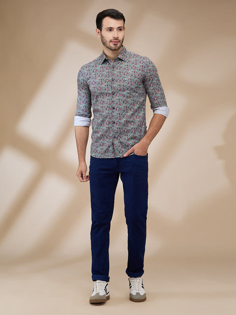 Parx Green Casual Shirts