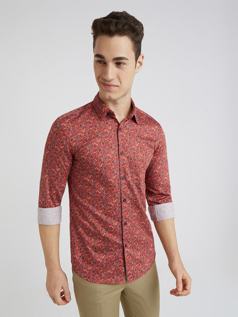 Parx Red Casual Shirt 