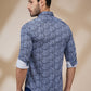 Parx Blue Casual Shirts