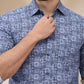 Parx Blue Casual Shirts