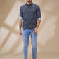 Parx Blue Casual Shirts