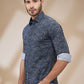 Parx Blue Casual Shirts