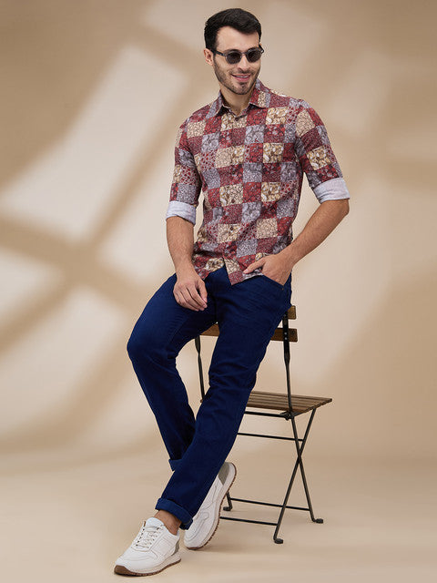 Parx Red Casual Shirts