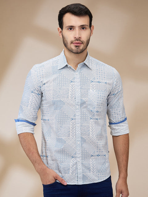 Parx White Casual Shirts