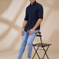 Parx Blue Casual Shirts