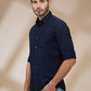 Parx Blue Casual Shirts
