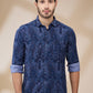 Parx Blue Casual Shirts