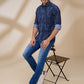 Parx Blue Casual Shirts