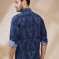 Parx Blue Casual Shirts