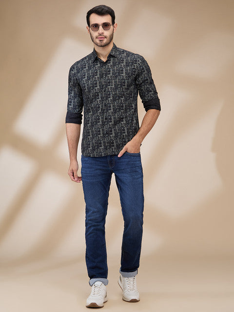 Parx Black Casual Shirt 
