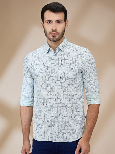 Parx Green Casual Shirts