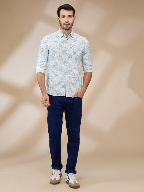 Parx Green Casual Shirts