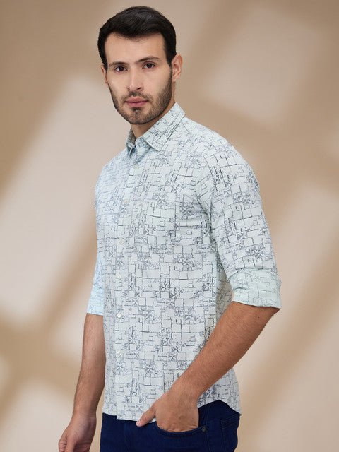 Parx Green Casual Shirts