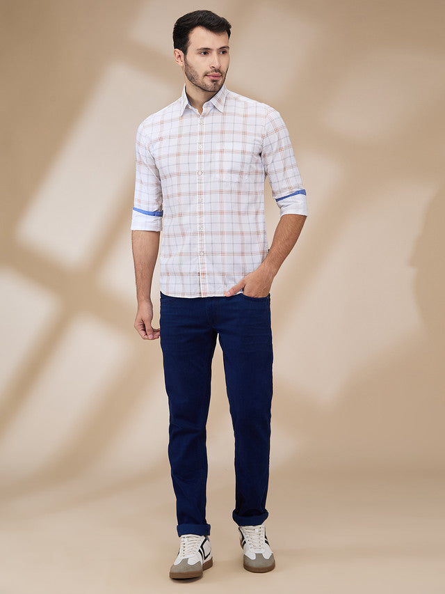 Parx Brown Casual Shirt