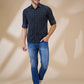 Parx Blue Casual Shirt