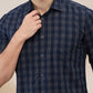 Parx Blue Casual Shirt