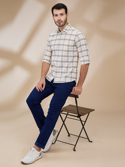 Parx Brown Casual Shirt 