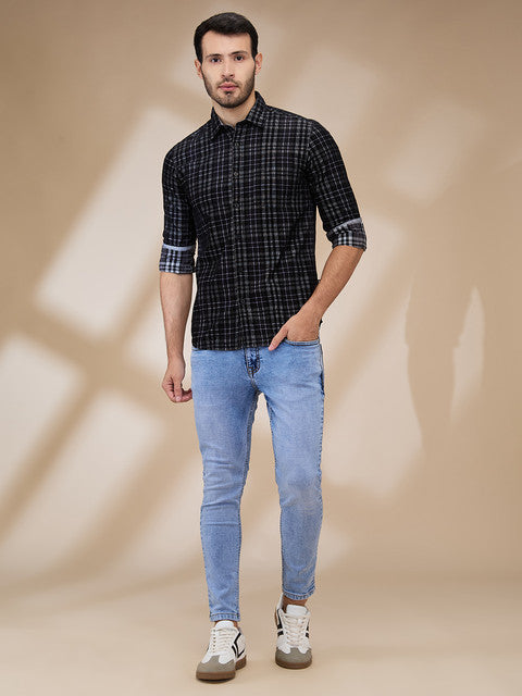 Parx Black Casual Shirt 