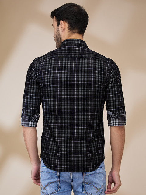 Parx Black Casual Shirt 